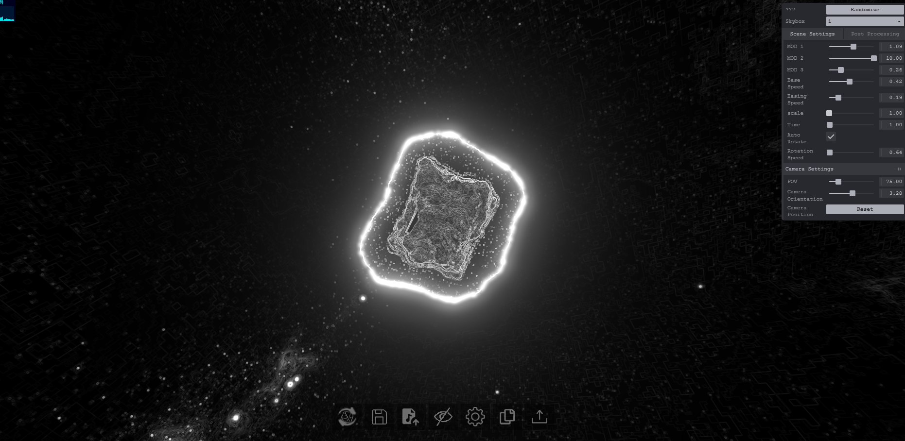 screenshot of mage website